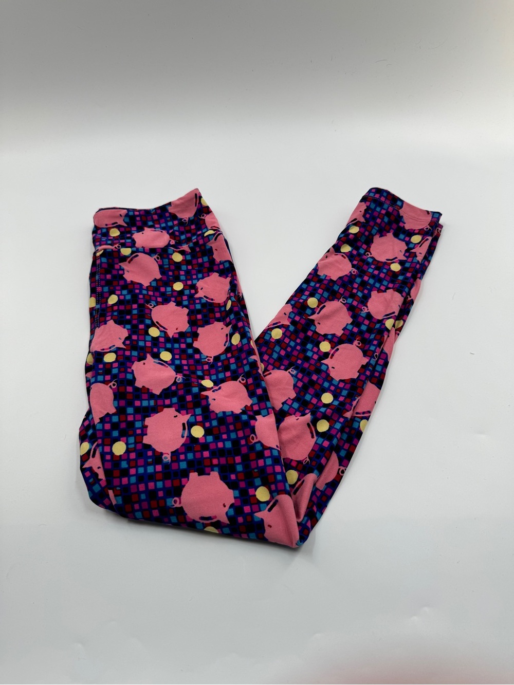 LuLaRoe Piggy Bank Print Leggings – Women's One Size